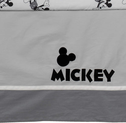 Lambs & Ivy Disney Baby Magical Mickey Mouse 3-Piece Crib Bedding Set - Gray