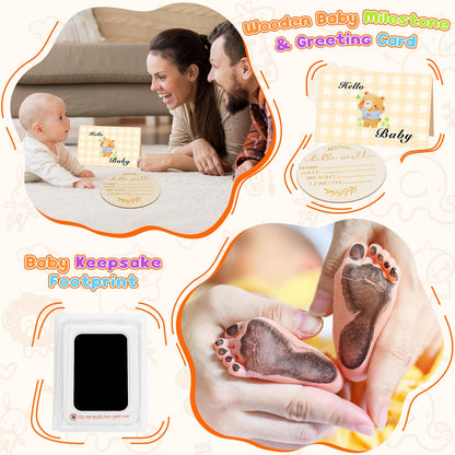 Baby Boy Gifts for Baby Shower, 10Pcs Newborn Baby Shower Boy Gift, Premium & Exquisite Welcome Baby Gift Basket Set Baby Boy Shower Gifts, Baby Boy Gift Basket Set & Baby Boy Gifts Set
