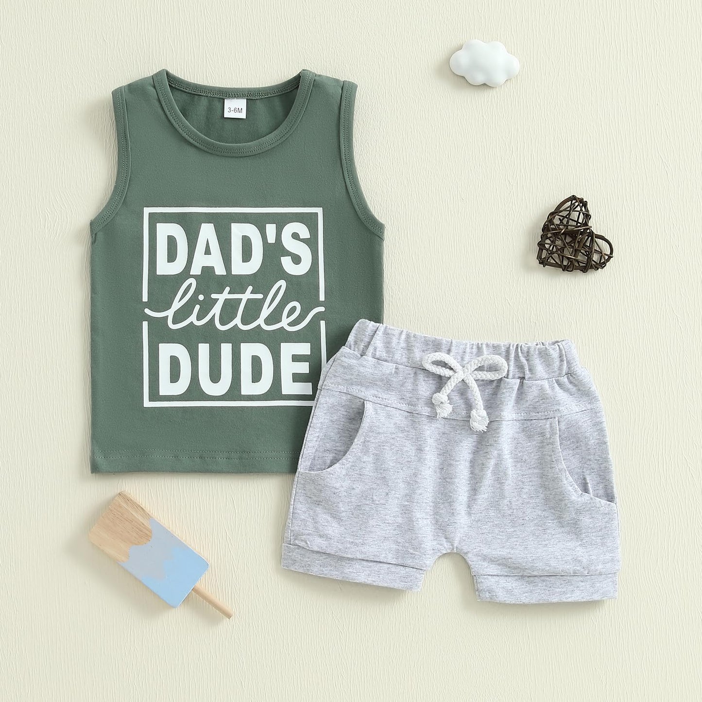 Baby Boy Summer Clothes Striped Tank Tops Camisoles and Shorts Newborn Boys Spring Summer Outfit