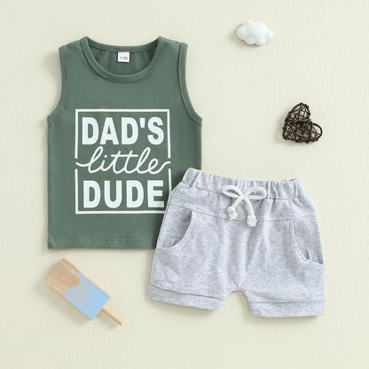 Baby Boy Summer Clothes Striped Tank Tops Camisoles and Shorts Newborn Boys Spring Summer Outfit