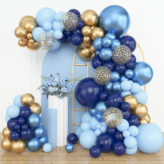 Amandir 153pcs Sage Green Balloon Garland Arch Kit, Different Sizes 18 12 10 5 inch Green Blush Gold Latex Metallic Confetti Gold Balloons for Birthday Baby Shower Wedding Safari Forest Decorations
