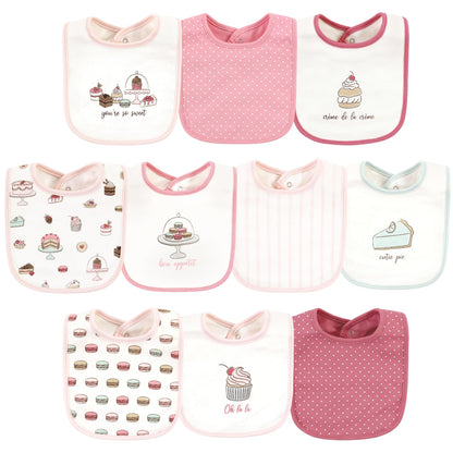 Hudson Baby Unisex BabyCotton Bibs