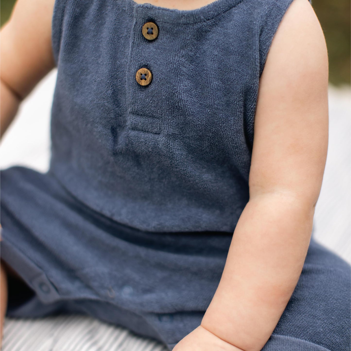 Burt's Bees Baby baby-boys Sleeveless Rompers, 100% Organic Cotton One-piece Coverall and Layette Set