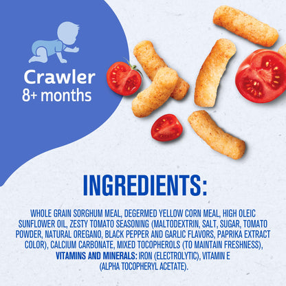 Gerber Snacks for Baby Lil Crunchies, Mild Cheddar, 1.48 Ounce (Pack of 6)