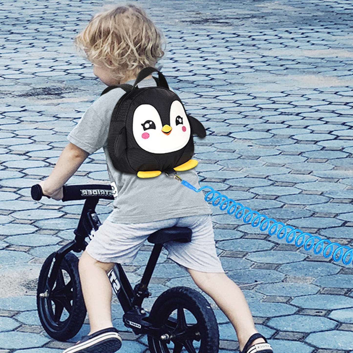 Accmor Toddler Harness Backpack Leash, Cute Dinosaur Backpacks with Anti Lost Wrist Link, Cute Mini Child Backpack Wristband Tether Strap and Protection Leashes for Boys Girls Aged 1-3 Years