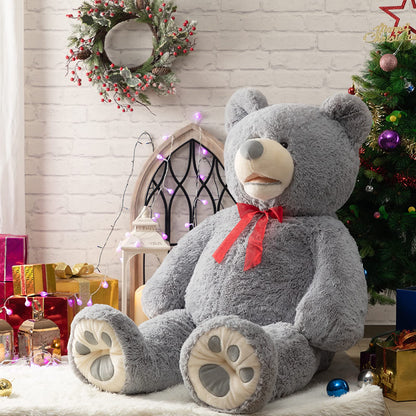 HollyHOME 6ft Teddy Bear Giant Teddy Bear Stuffed Animal with Embroidered Paws Holiday Valentine's Toy Gift for Girlfriend Kids 72 inches Brown