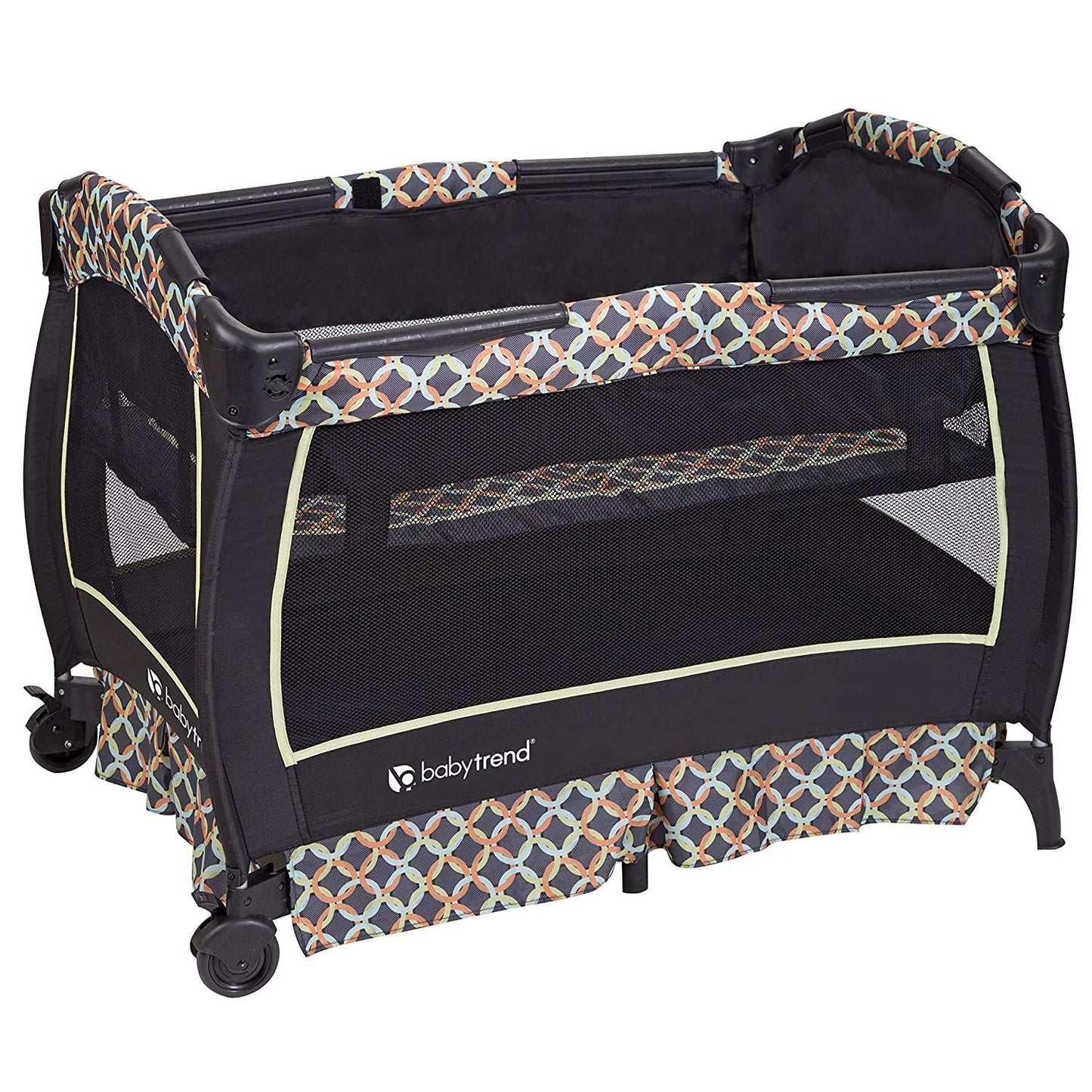 Baby Trend Lil’ Snooze™ Deluxe III Nursery Center® Playard for Twins, Cozy Grey