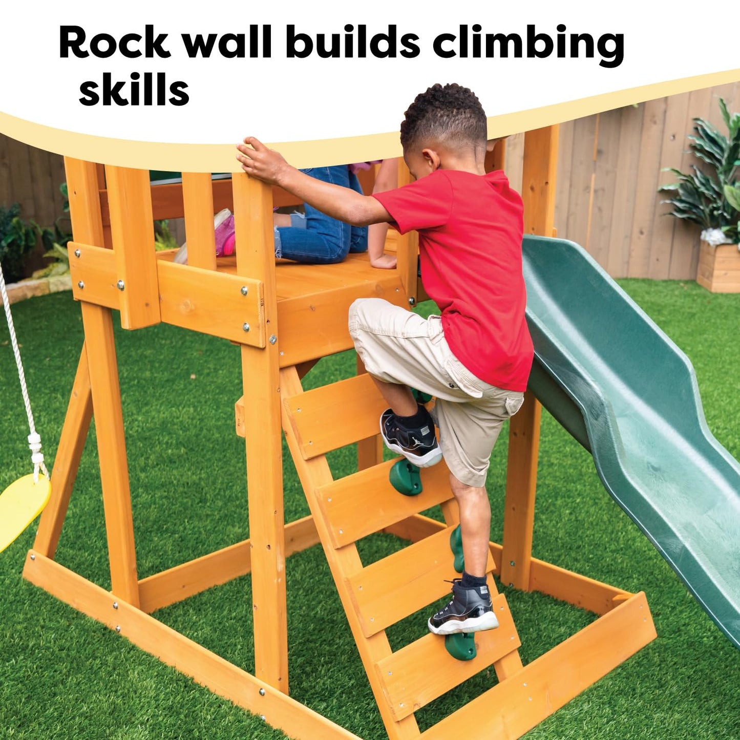 KidKraft Appleton Wooden Swing Set, (Amazon Exclusive)