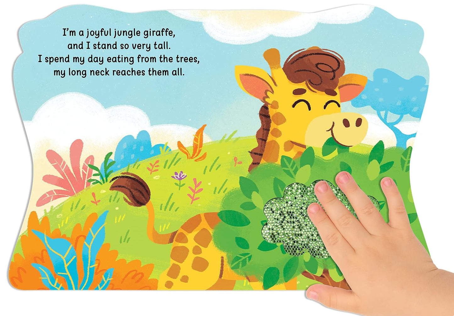 Jungle Days with Giraffe - Touch and Feel Board Book - Sensory Board Book