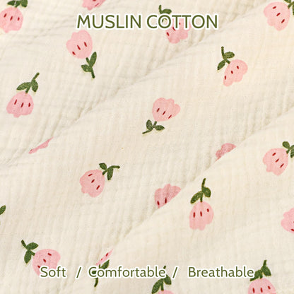 Muslin Car Seat Cover Baby Girls Boys, Summer Cotton Baby Car Seat Cover for Carseat, Comfortable Nursing Cover, Soft Baby Blanket, Breathable Lightweight Infant Stroller Canopy, Rainbow