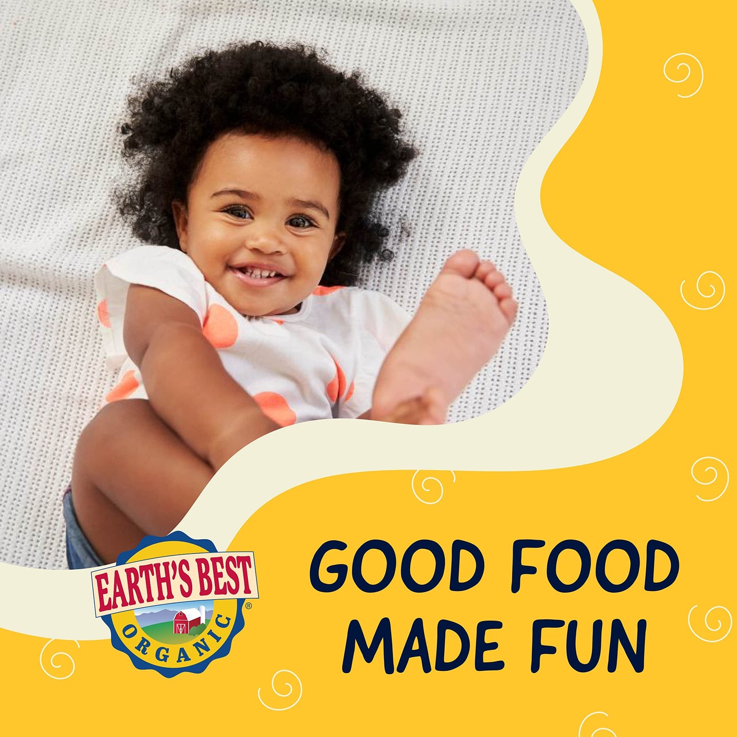 Earth's Best Organic Baby Formula for Babies 0-12 Months, Powdered Dairy Infant Formula with Iron, Omega-3 DHA, and Omega-6 ARA, 32 oz Formula Container