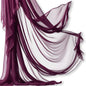 Barcelonetta | Chiffon Fabric | Decoration, Drapery Fabric | Wedding, Gender Reveal, Baby Shower, Birthday | for Arbor, Arch, Canopy, Table and Chair Decoration (Dusty Rose, 10 Yards)