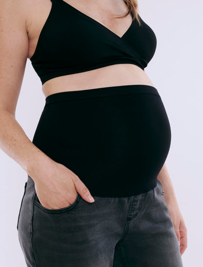 Motherhood Maternity Women's Secret Fit Over The Belly Slim Straight Leg Pregnancy Jeans