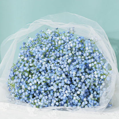 MARTINE MALL Babys Breath Artificial Flowers, 15 PCS White Baby Breath Flowers Artificial Bulk, Fake Babys Breath Gypsophila Real Touch Faux Babys Breath for Wedding Floral Arrangement Home Decor