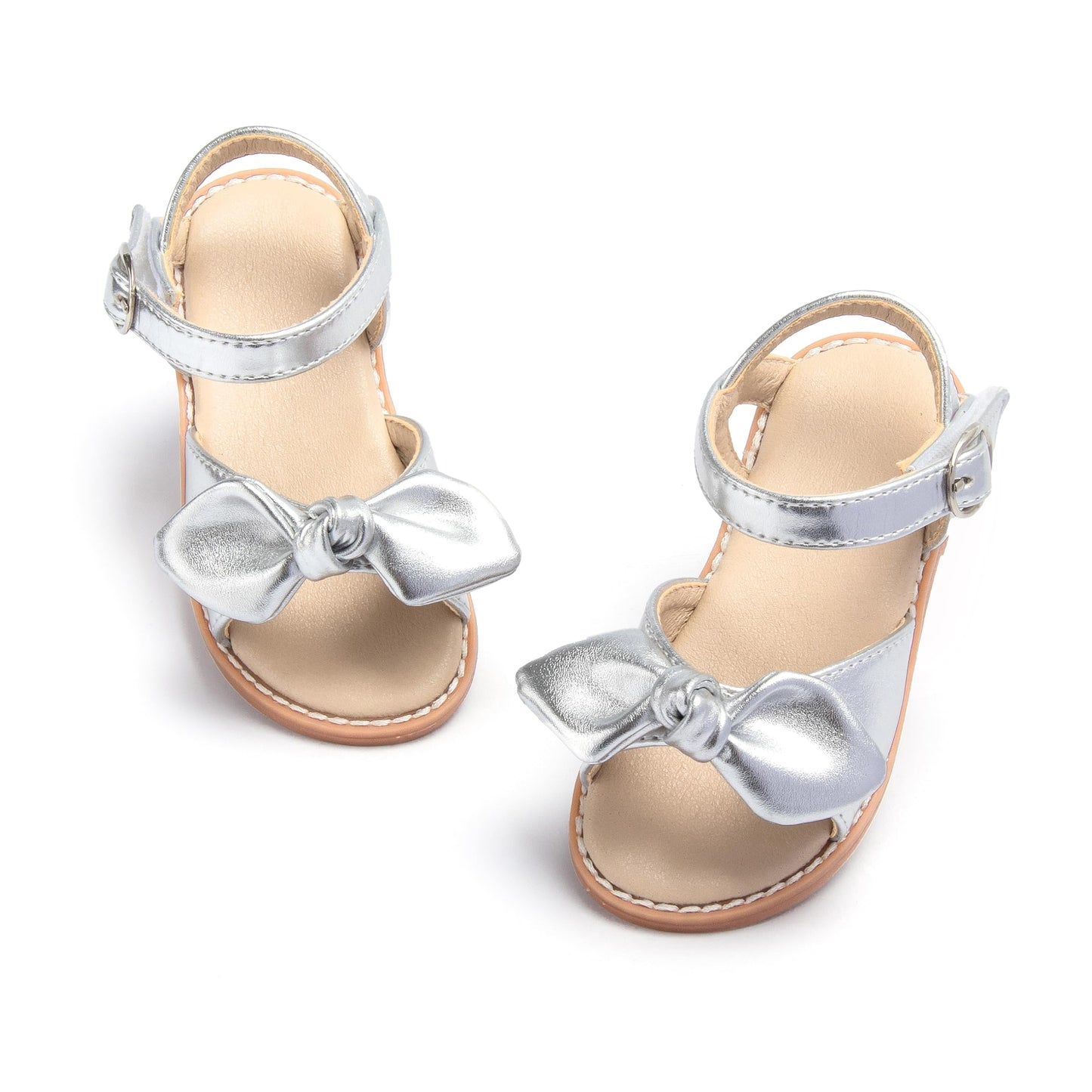 Girls Sandals 3-12 Years | Dressy & Play Shoes | Leather-Like for Outdoor School