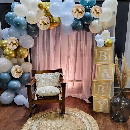 Retro Blush Pink Balloons, 60 Packs 12 Inch Dusty Pink Metallic Chrome Rose Gold White Sand Nude Balloons for Bridal Baby Shower Girls Boho Birthday Wedding Decorations Supplies