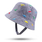 JANGANNSA Dinosaur Baby Boys Sun Hat Cotton Toddler Girls Bucket Hats Summer Sun Protect Cap for Kids