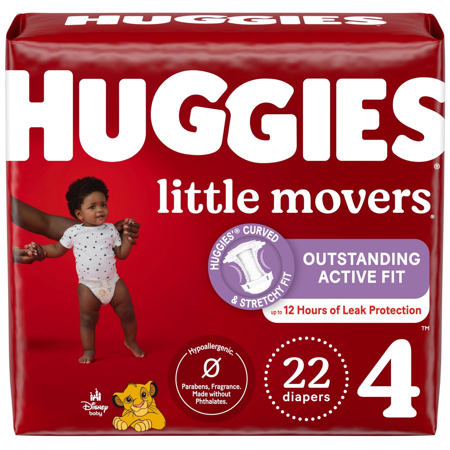 Huggies Size 6 Diapers, Little Movers Baby Diapers, Size 6 (35+ lbs), 108 Count, Packaging May Vary