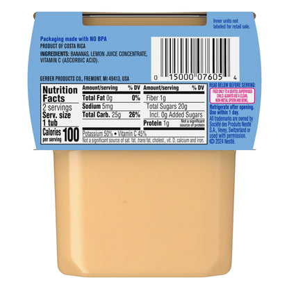 Gerber 2nd Food Baby Food Green Bean Puree, Natural & Non-GMO, 8 Ounce, 2 Count (Pack of 8)