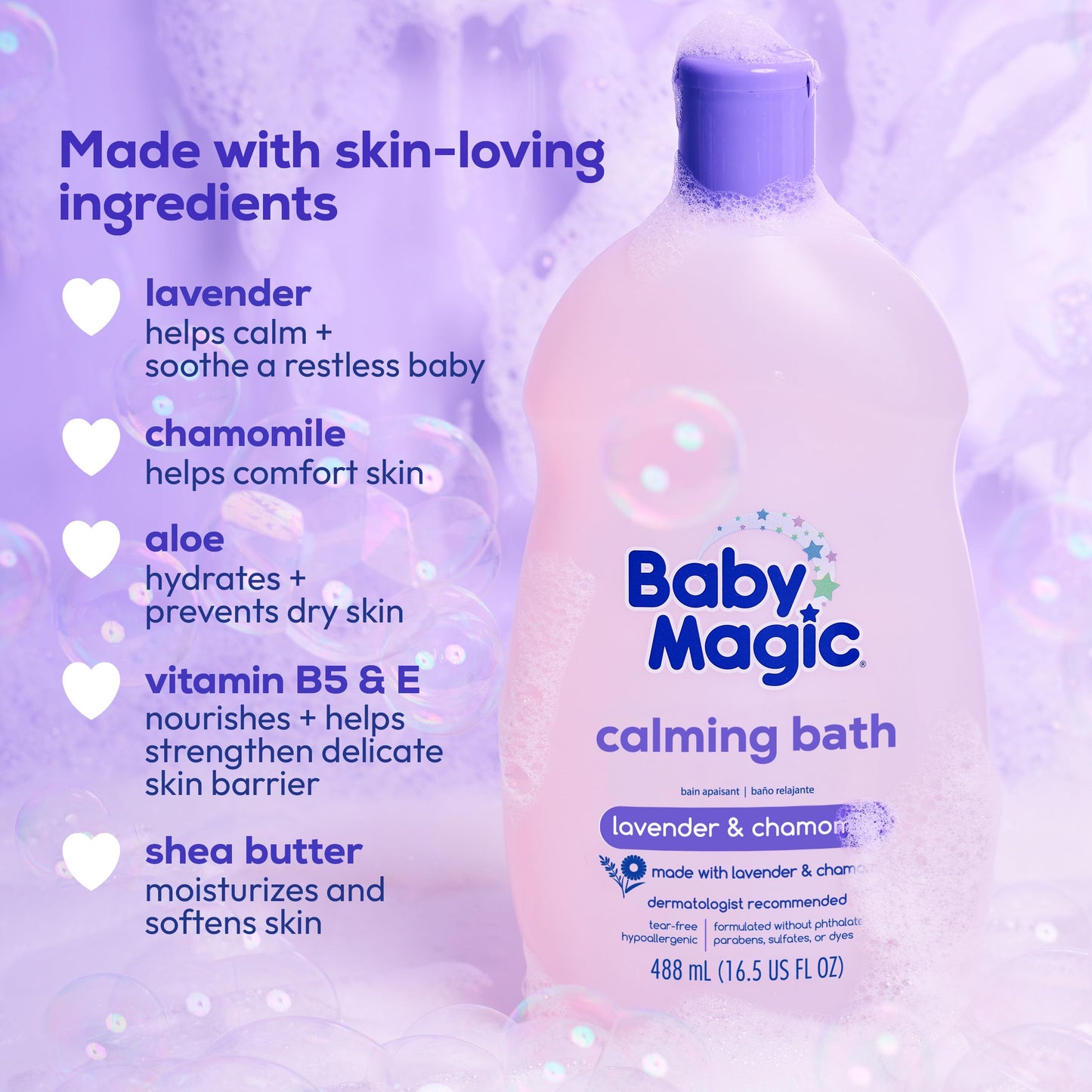 Baby Magic Calming Baby Bath, 16.5 Fl Oz