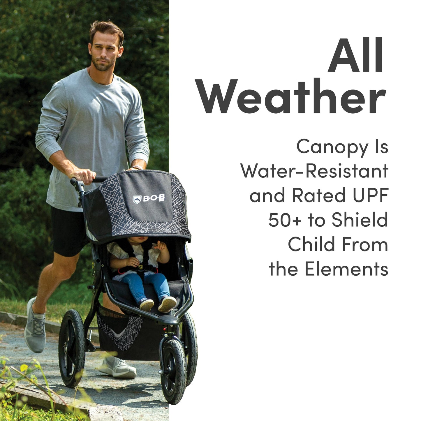 BOB Gear Revolution Flex 3.0 Jogging Stroller, Graphite Black