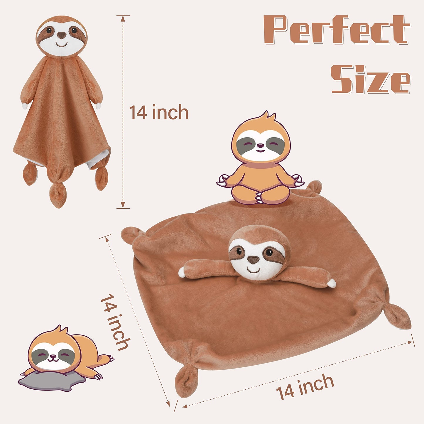Pro Goleem Duck Security Blanket Soft Yellow Baby Lovey Unisex Lovie Baby Gifts for Newborn Toddler Snuggle Toy Stuffed Animal 16 Inch