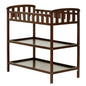 Dream On Me Emily Changing Table In Natural, Comes With 1" Changing Pad, Features Two Shelves, Portable Changing Station, Made Of Sustainable New Zealand Pinewood