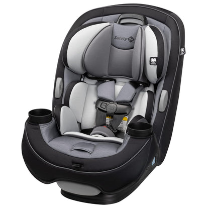 Safety 1st Grow and Go All-in-One Slim Convertible Car Seat, Rear Facing, 5-40 lbs, Forward Facing (30–65 lbs), High Back Booster Seat 40-100 pounds, Dunes Edge