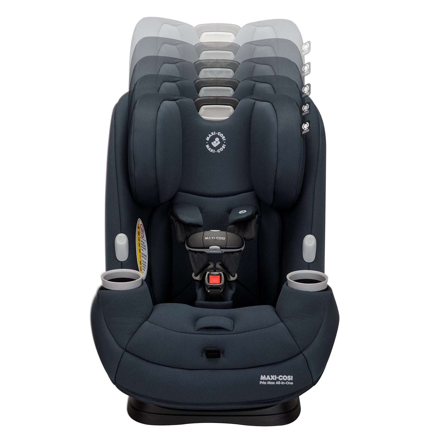 Maxi-Cosi Pria Max All-in-One Convertible Car Seat, Rear Facing Car Seat (4-40 lbs), Forward Facing Car Seat (22-65 lbs), High Back Booster Seat (40-100 lbs), Pure COSI, Desert Wonder