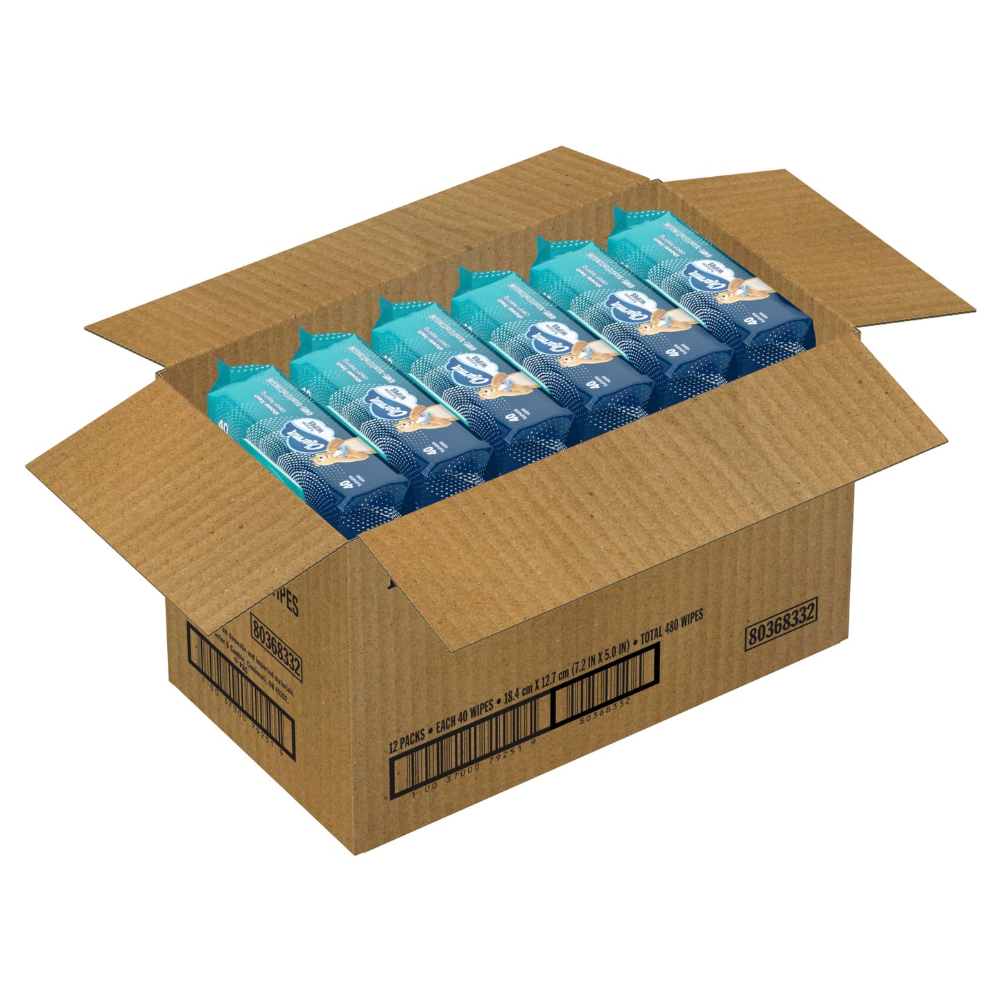 Charmin Flushable Wipes, 160 Total Wipes (4 Packs of 40)