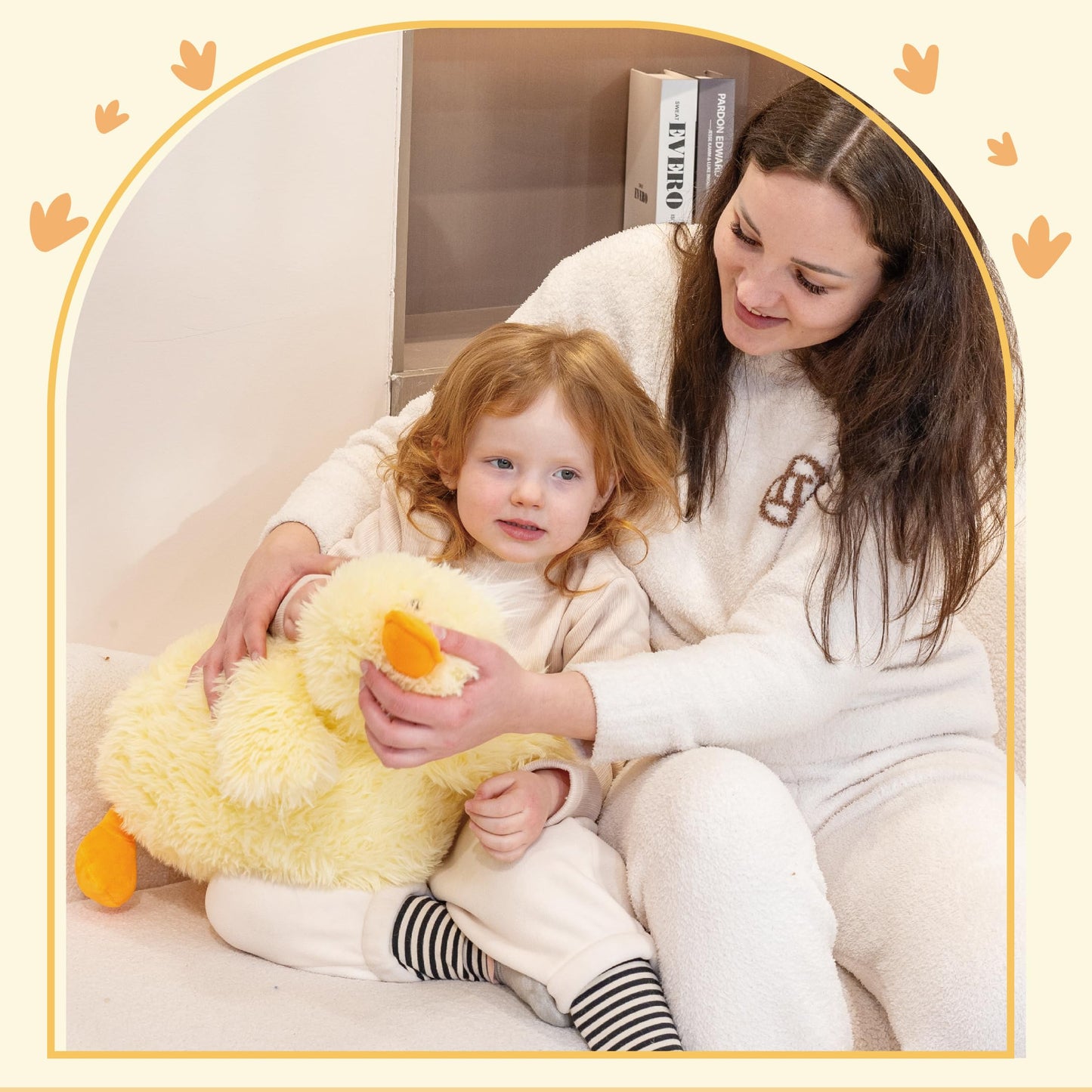 43" Giant Duck Stuffed Animals, Large Stuffed Duck Plush Toys, Big Plush Stuffed Animal, Soft Jumbo Stuffed Animals Gifts for Kids Adults on Birthday Children's Day Christmas or Any Festivals