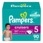 Pampers Cruisers Diapers - Size 3, 84 Count, Disposable Active Baby Diapers with Custom Stretch