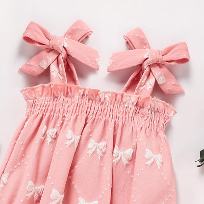 Baby Girl Summer Clothes Newborn Girl Outfits Cute Strap Baby Girl Romper Jumpsuit Infant Floral One Piece Bodysuit