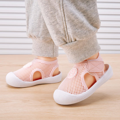 BMCiTYBM Baby Boy Girl Closed Toe Summer Sandals Lightweight Shoes Infant Non-Slip First Walking Sneakers 6 9 12 18 24 Months