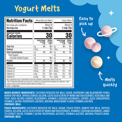 Gerber Baby Snacks Yogurt Melts, Strawberry, 1 Ounce (Pack of 7)