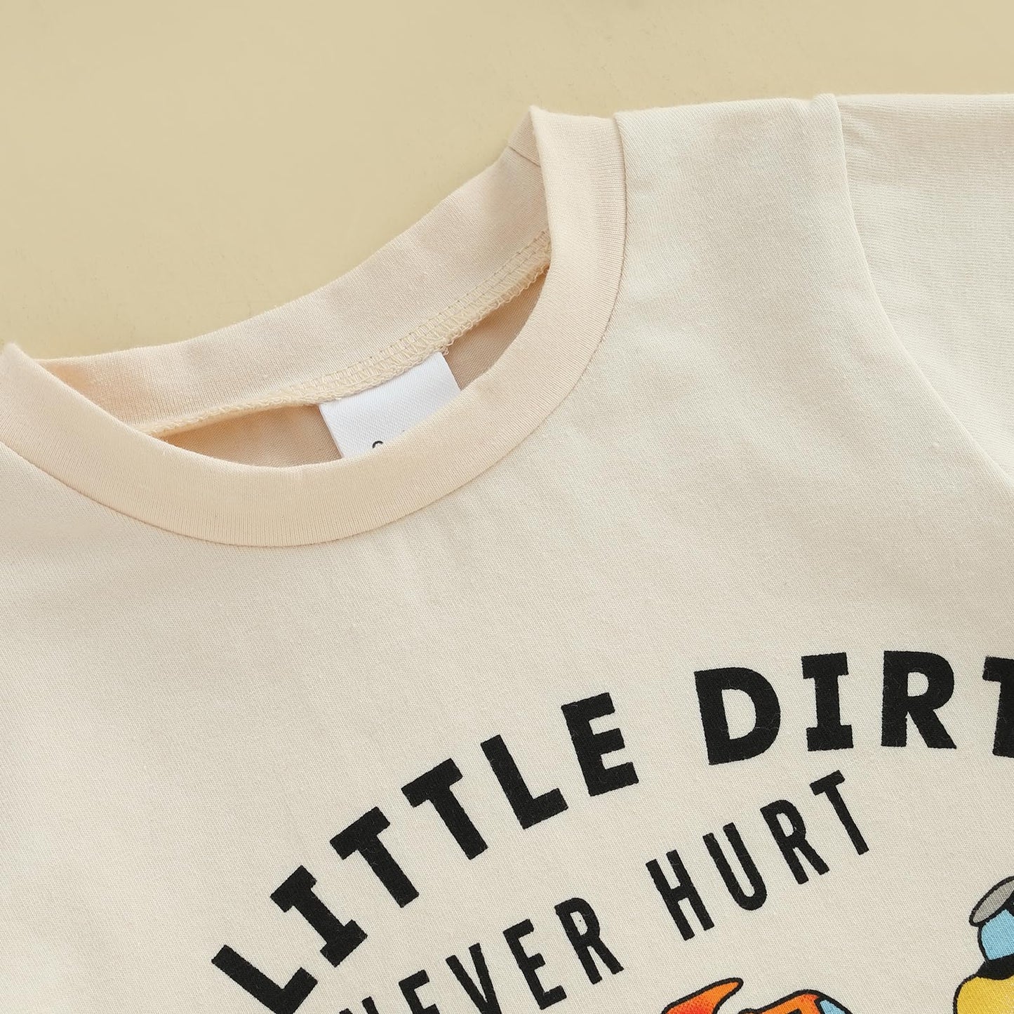 Toddler Baby Boy Summer Clothes Funny Pattren Letter Short Sleeve T Shirt with Shorts 2 Peices Outfits