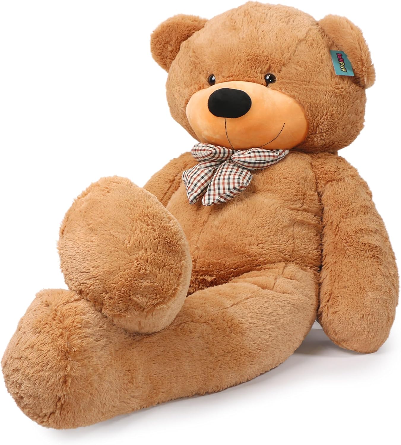 Joyfay 63" Giant Teddy Bear Light Brown Huge 5.25 feet Stuffed Teddy Bear Soft Toy Valentine's Big Gift