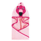 Hudson Baby Unisex Baby Cotton Animal Face Hooded Towel, Pretty Elephant, One Size