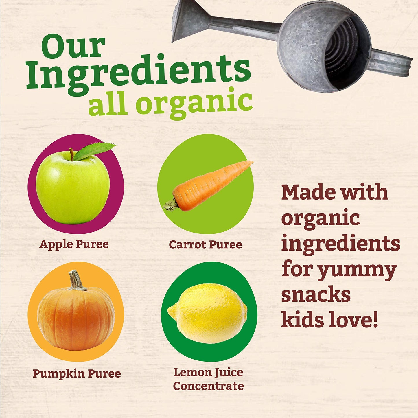 Peter Rabbit Organics Fruit Vegetable, Squeezable Pouches, 4 Ounce (Pack of 18)
