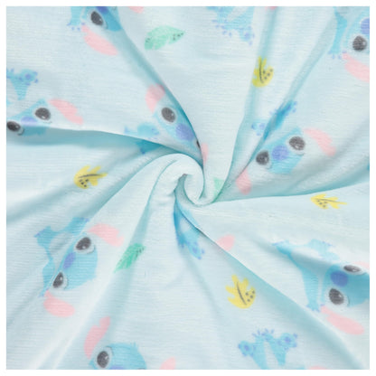 Disney Mickey Mouse, Minnie Mouse, Winnie The Pooh, Lilo and Stitch 2-Ply Infant Blanket - Soft Fleece with Polyfill - Cozy and Warm Baby Blanket for Baby Boys and Girls, 30x40 Inches