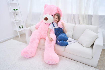 IKASA Giant Teddy Bear Plush Toy Stuffed Animals(Brown,78 inches)