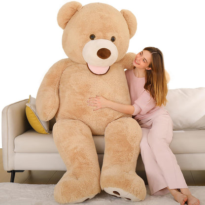 MaoGoLan Giant Teddy Bear Stuffed Animal, 10 Feet Tall, Jumbo Size Plush, Charming and Fluffy for Decorations, Celebrations, Valentine's Day