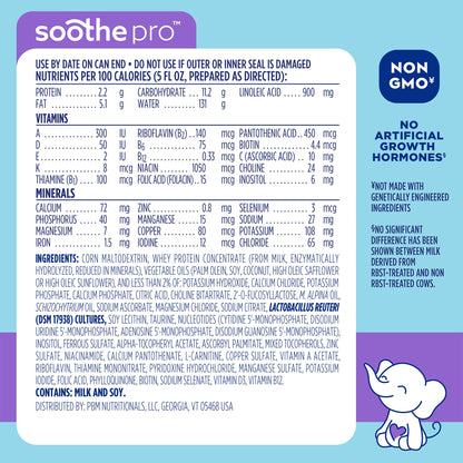Good Start | Dr. Brown's Soothe Pro, Baby Formula Powder, for Sensitive Tummies, Gas, Fussiness and Spit-Up, Infant Formula with Probiotics, DHA, Non-GMO, 12 Ounces