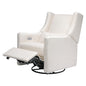 Babyletto Kiwi Electric Power Glider Recliner Nursery Chair w/ USB Ports - Water & Stain Resistant Glider Rocking Chair for Nursery - GREENGUARD Gold Certified Swivel Rocker Recliner Chair - Cream
