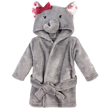 Hudson Baby Unisex Baby Plush Animal Face Bathrobe