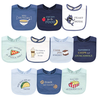 Hudson Baby Unisex BabyCotton Bibs