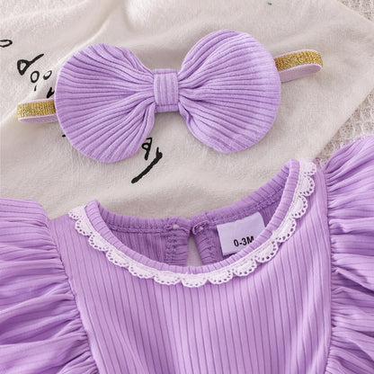 Baby Girl Clothes Newborn Summer Outfits Butterflies Embroidery Tulle Ruffle Sleeveless Infant Romper 0-18 Months