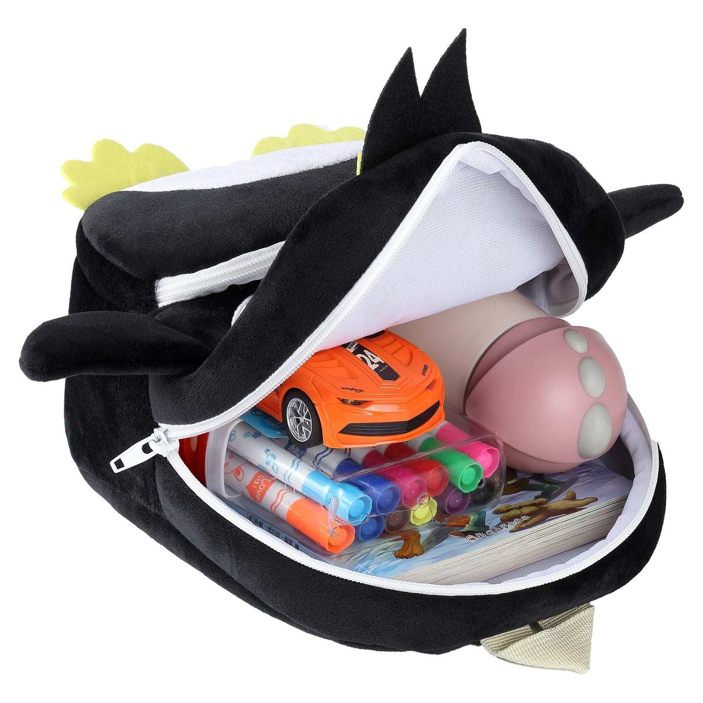 MICHLEY Toddler Backpack Plush Animal SchoolBag Cartoon Girls Travel Bag Mini Baby Daypack for Kids Kindergarten Pre School Bags, Cow