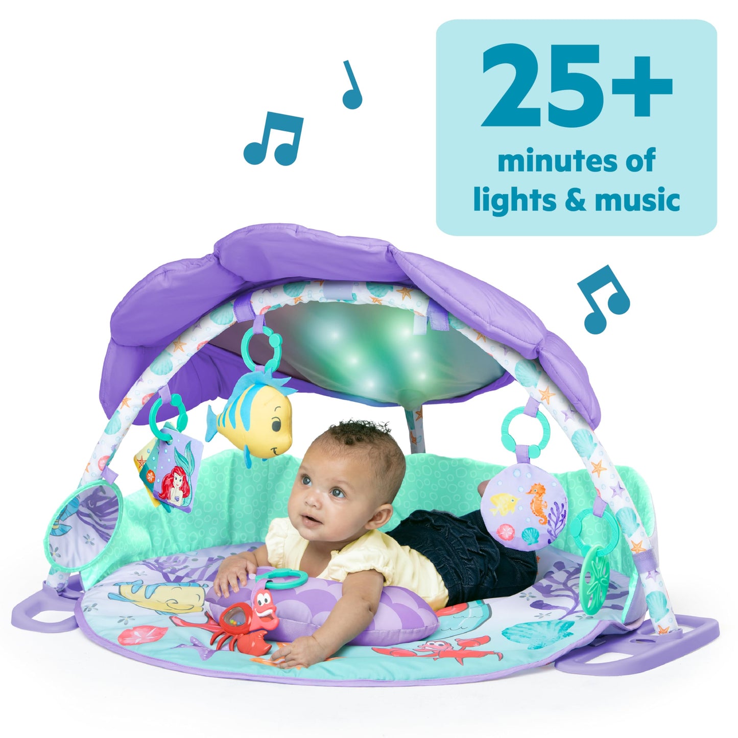 Bright Starts Disney Baby Finding Nemo Mr. Ray Ocean Lights & Music Gym, Ages Newborn +