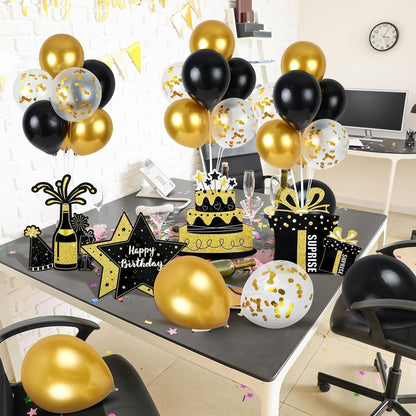 4 Sets Balloon Stand Kit for Table Bear Baby Shower Tables Centerpieces with Balloon Boy Baby Shower Decorations for Bear Theme Gender Reveal Birthday Party Table Decorations Supplies (Brown Bear, 4)